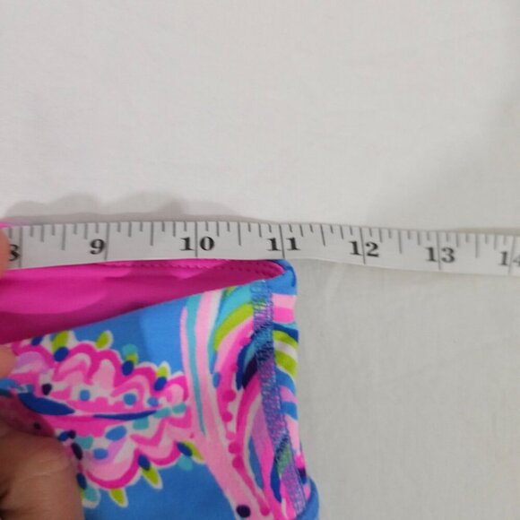 Lilly Pulitzer Luxletic Women XS Leggings Blue Multicolor Paisley Activewear - Picture 6 of 8